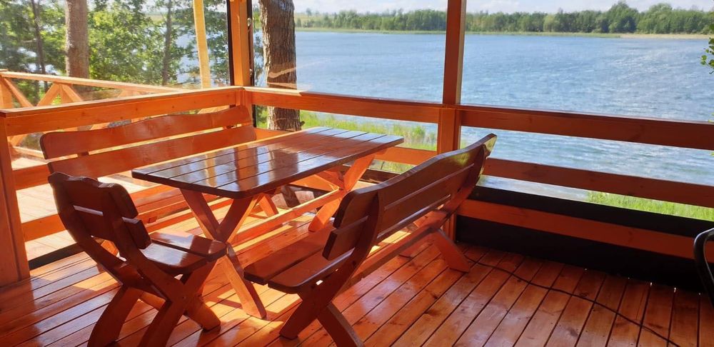 Domek letniskowy 2, jezioro, mazury, bania, wakacje