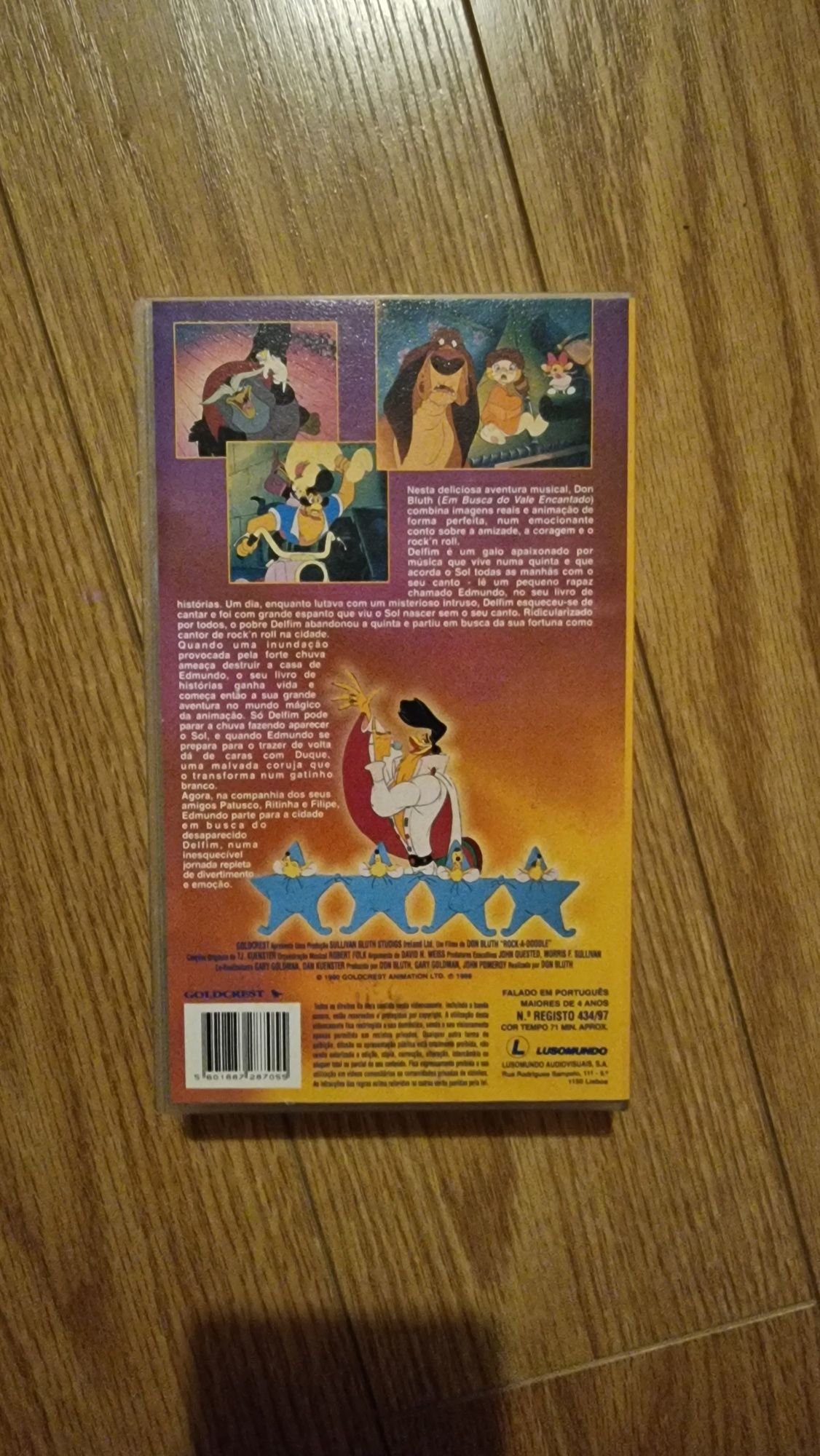 Desenhos em cassete VHS