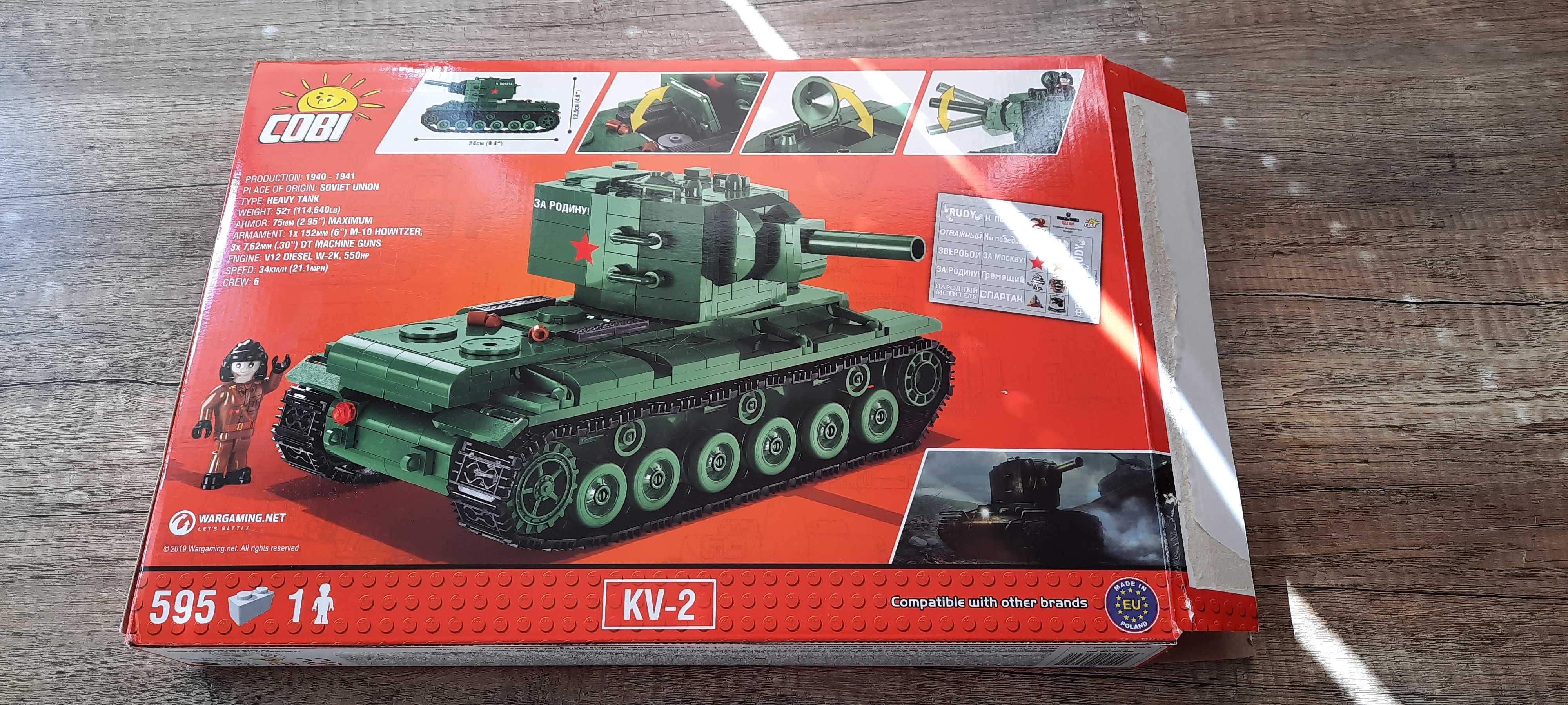 COBI 3039 - KV-2, World of Tanks - stan jak nowy. Unikat.