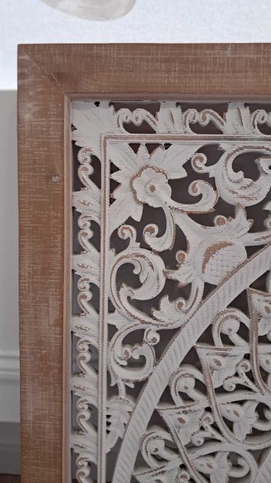 Painel de madeira decorativo medidas 1.21cm×1.21cm