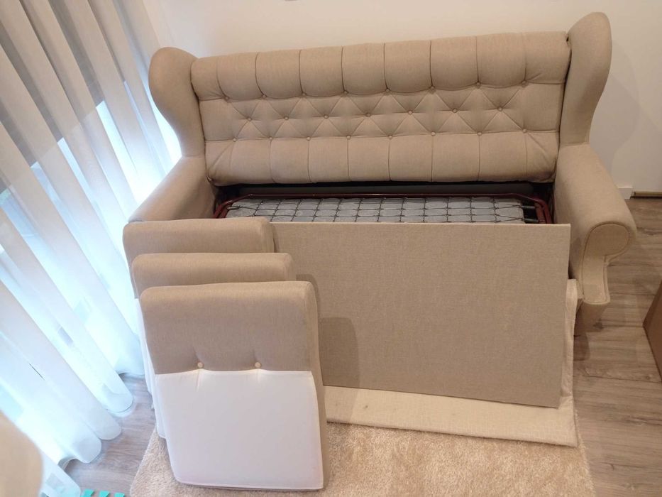 Sofá cama vintage novo