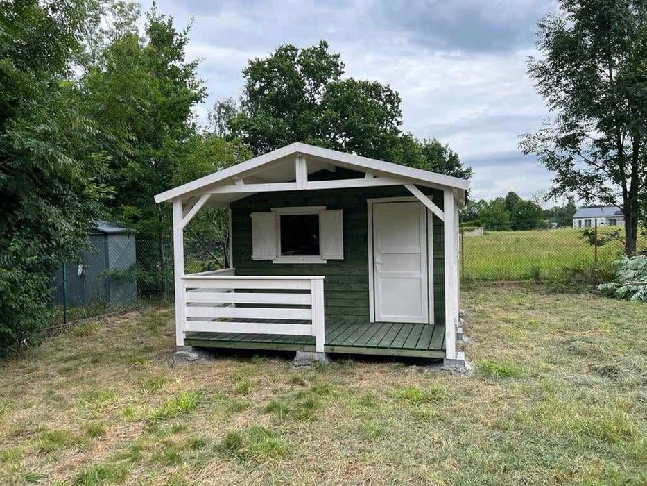 Drewniany domek ogrodowy letniskowy na działkę altana 3,8x5 z montażem