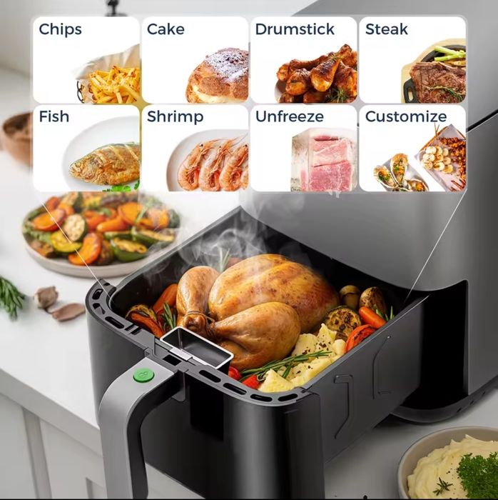 Аэрофритюрниця Аерогриль Мультипіч MIUI Air Fryer об'ємом 5л