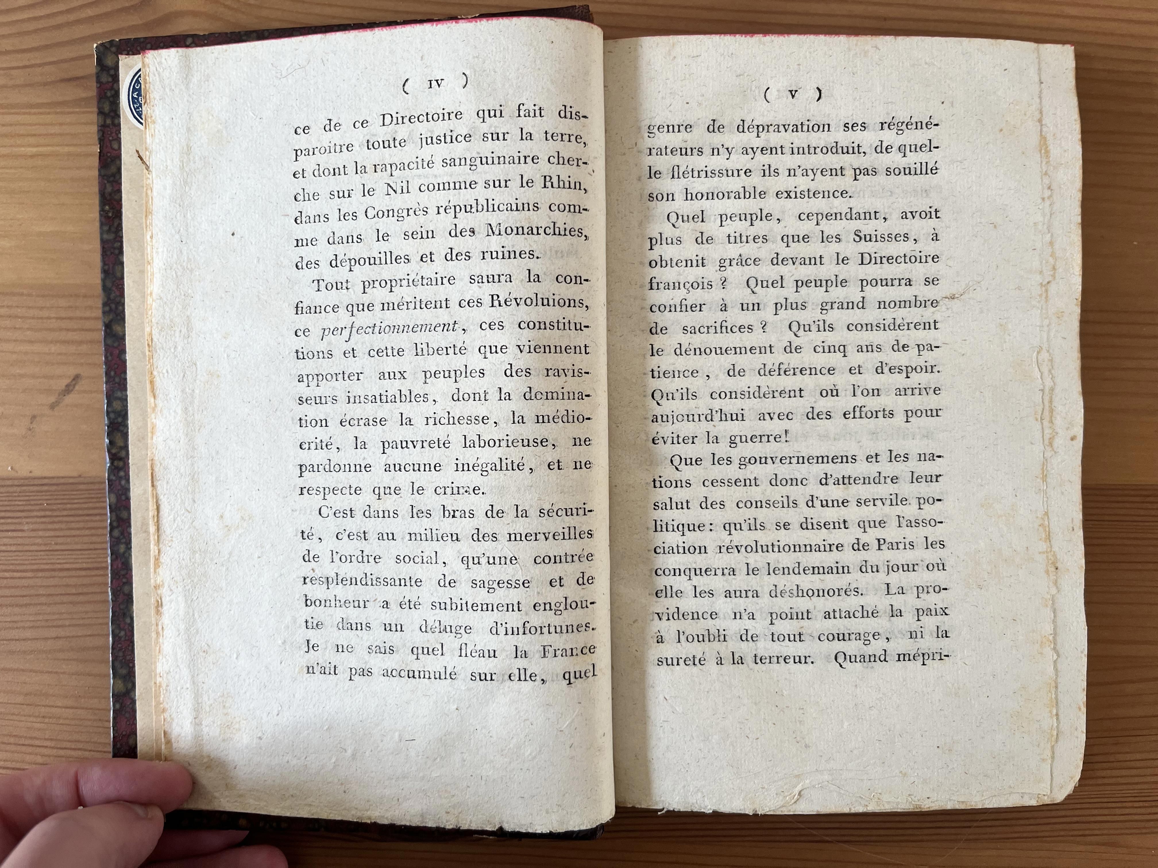 Essai Historique Sur La Destruction De La Ligue - 1798 - Mallet du Pan