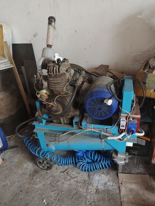 Саморобний піскоструйний апарат (потужний компресор)