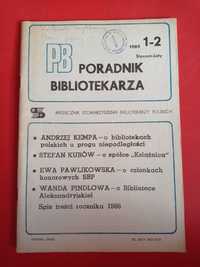 Poradnik Bibliotekarza, nr 1-2/1989, styczeń-luty 1989
