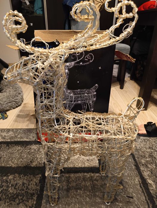 Renifer świetlny led