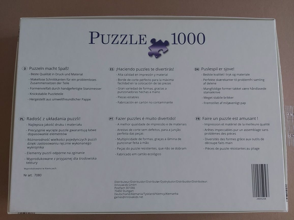 Puzzle 1000 peças | NOVO