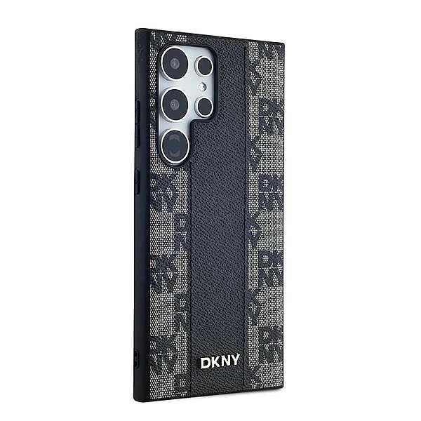 Etui DKNY Leather Checkered Mono Pattern MagSafe na Samsung Galaxy S24