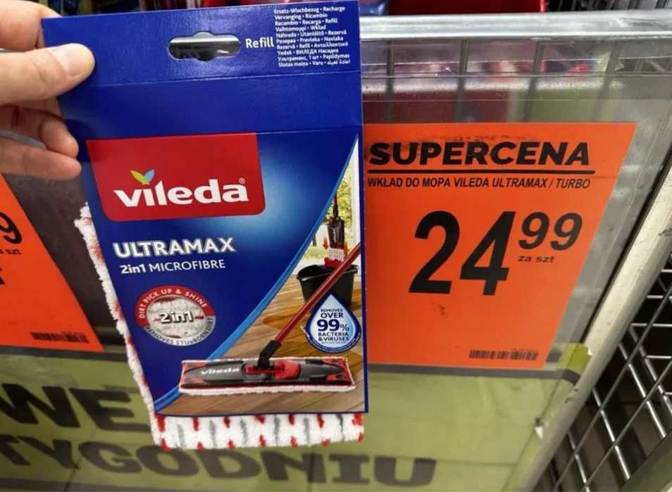 2 Wkłady do Mop Ultramax (System, Box, Turbo, 1-2 spray)