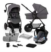 Детская Коляска 3 в 1 Kinderkraft Xmoov Dark Gray