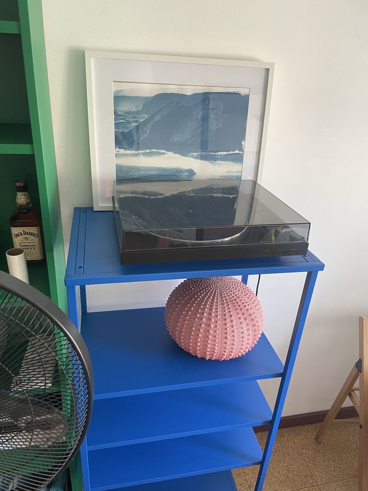 Estante azul platsa ikea