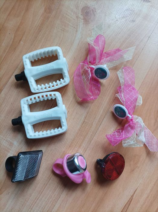 Zestaw elementów do roweru dla dziewczynki nowe