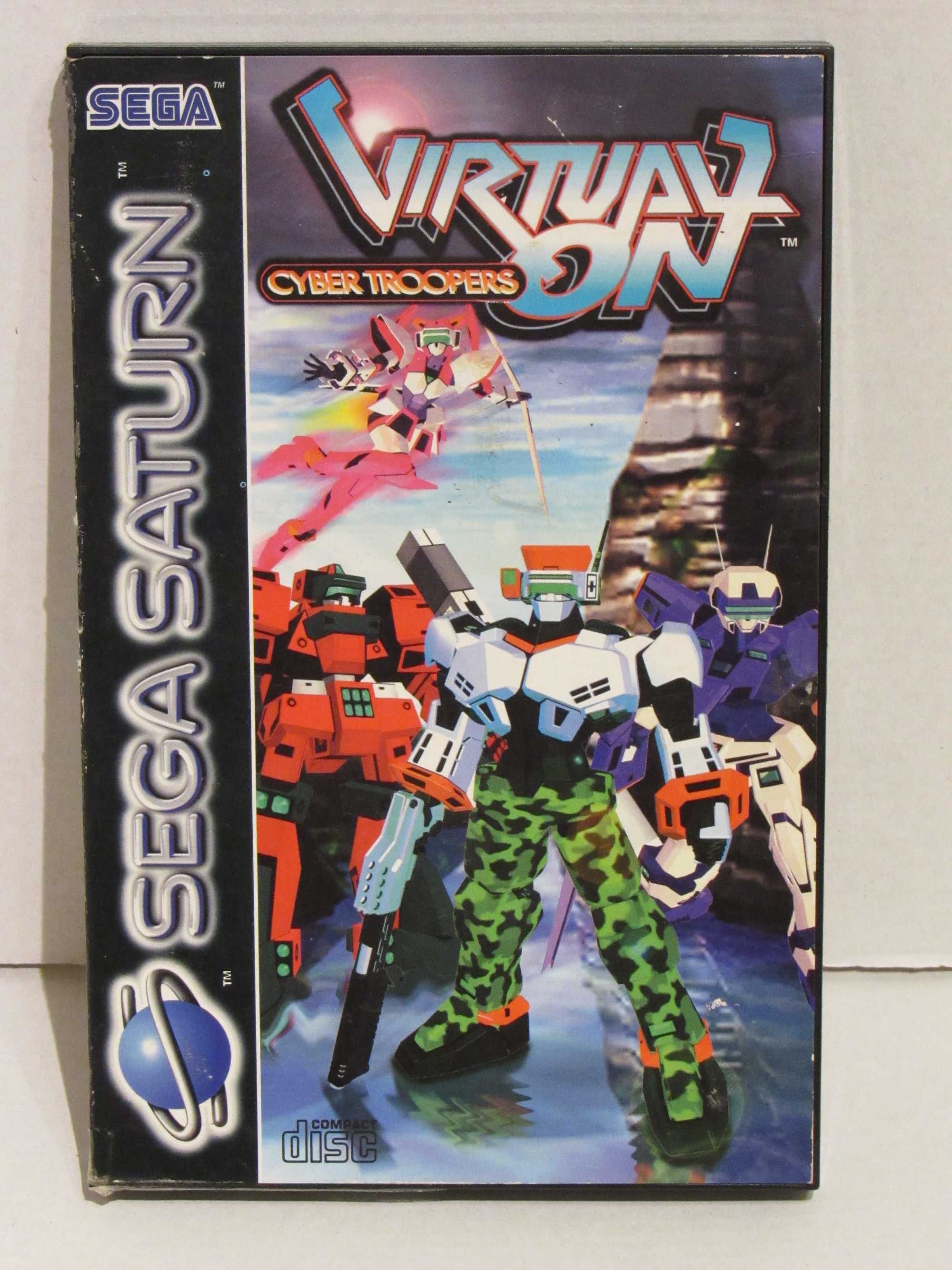 Jogo Sega Saturn Virtual On Cyber Troopers completo