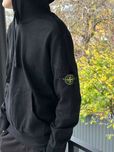 Ориг патч + Бирки // Stone Island кофта черная // Худи мужское  Стон