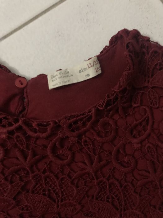Vestido renda da zara
