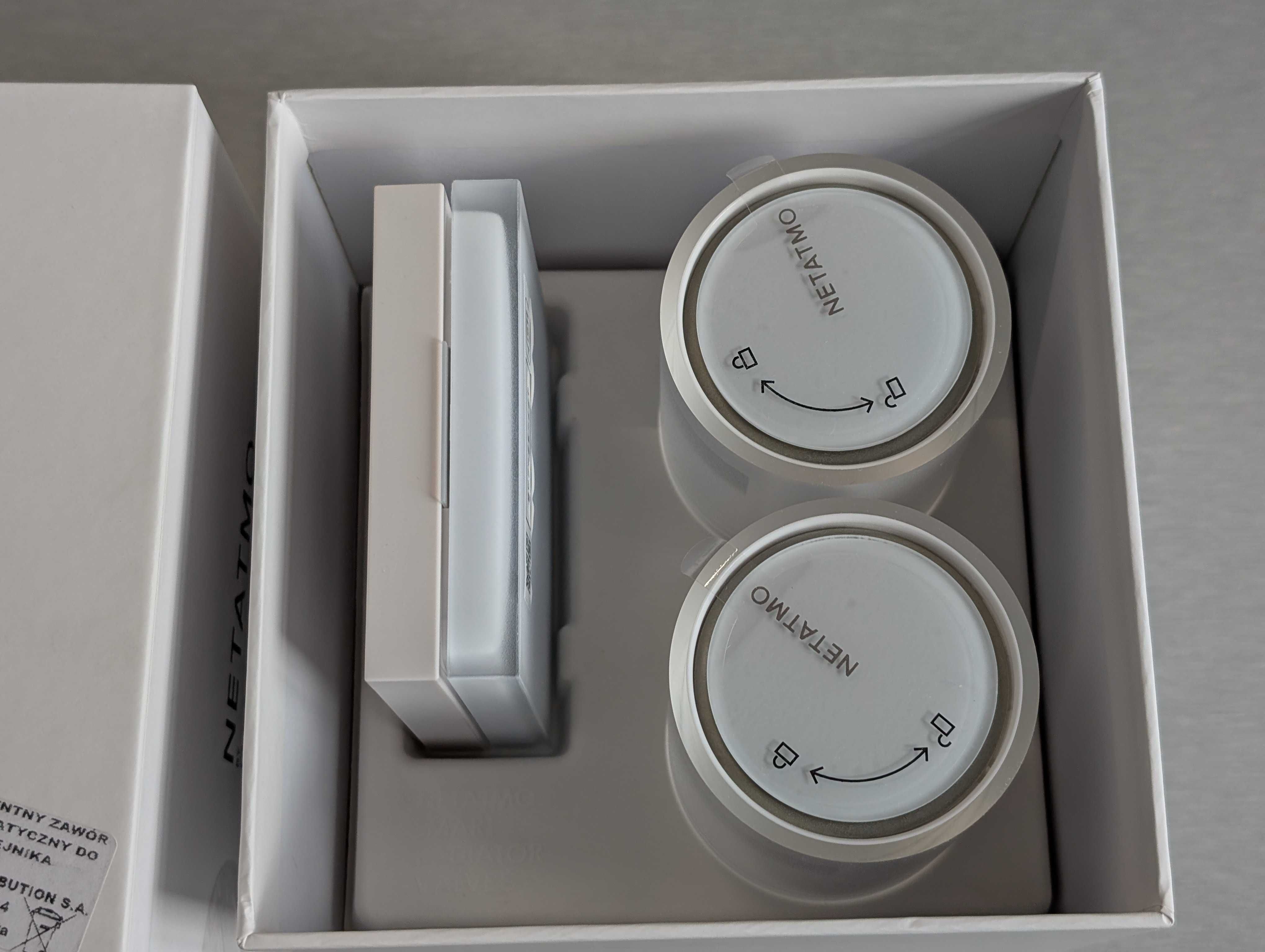 Kompletny zestaw 2x Głowica Termostatyczna + Mostek Netatmo (NVP-EN)
