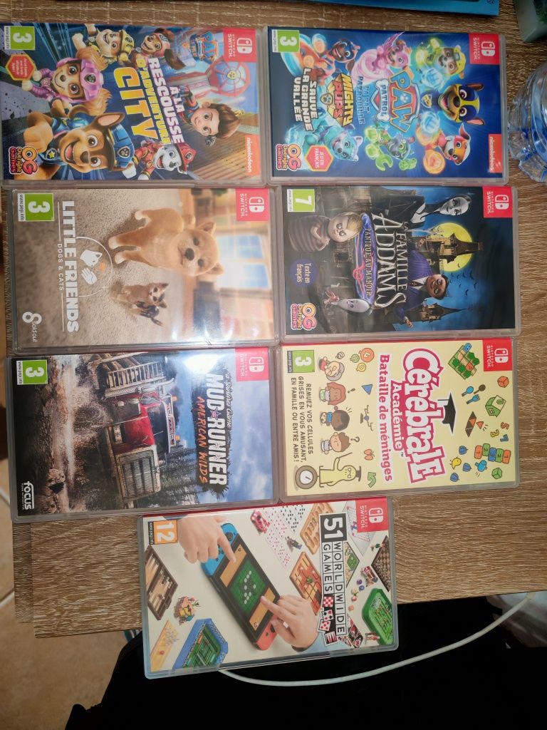 Jogos switch e comandos