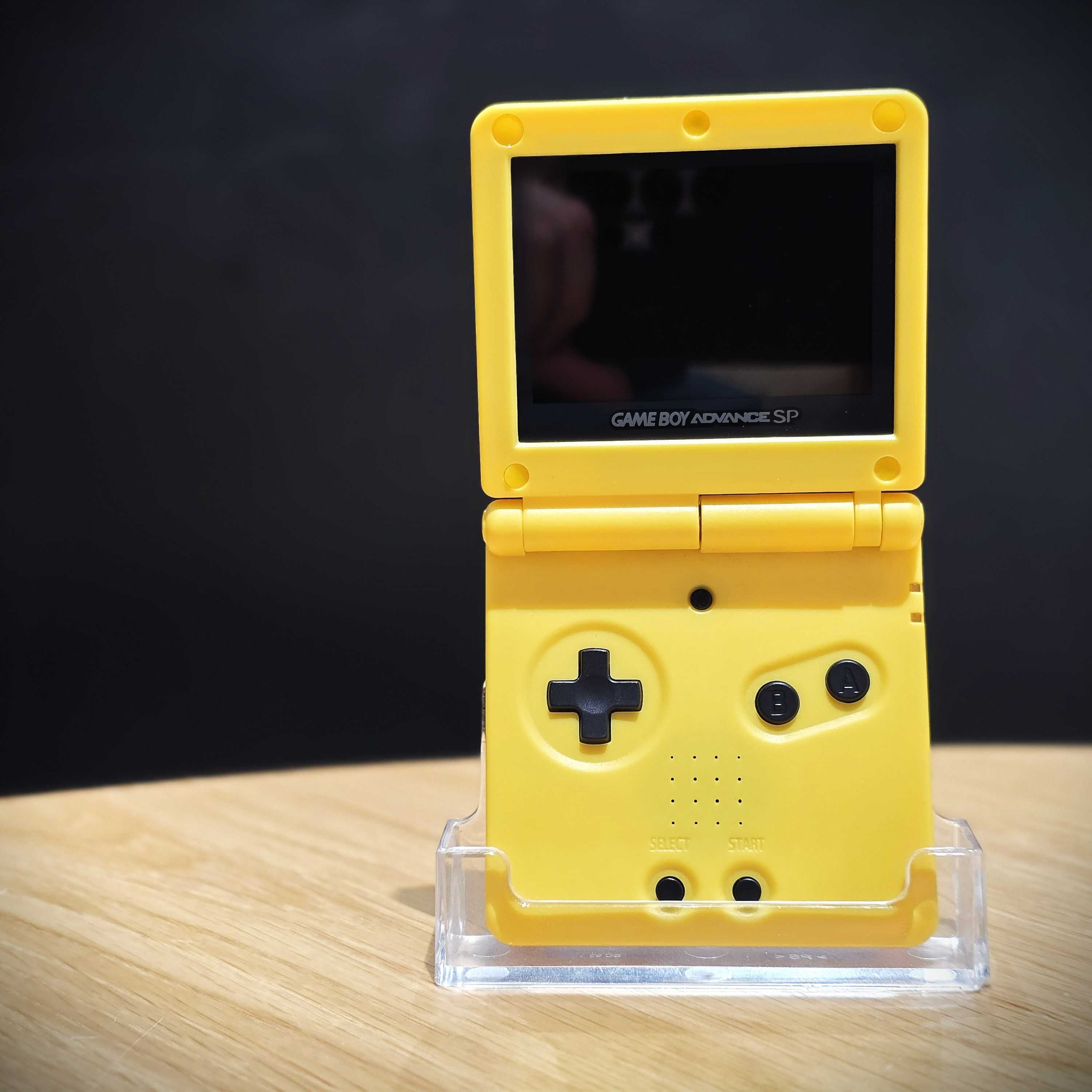 Nintendo Game Boy Advance SP AGS 101 Oryginał pokemon pikachu