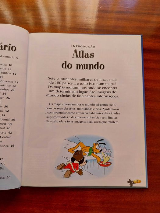 Atlas do Mundo, Disney, livro educativo/didático