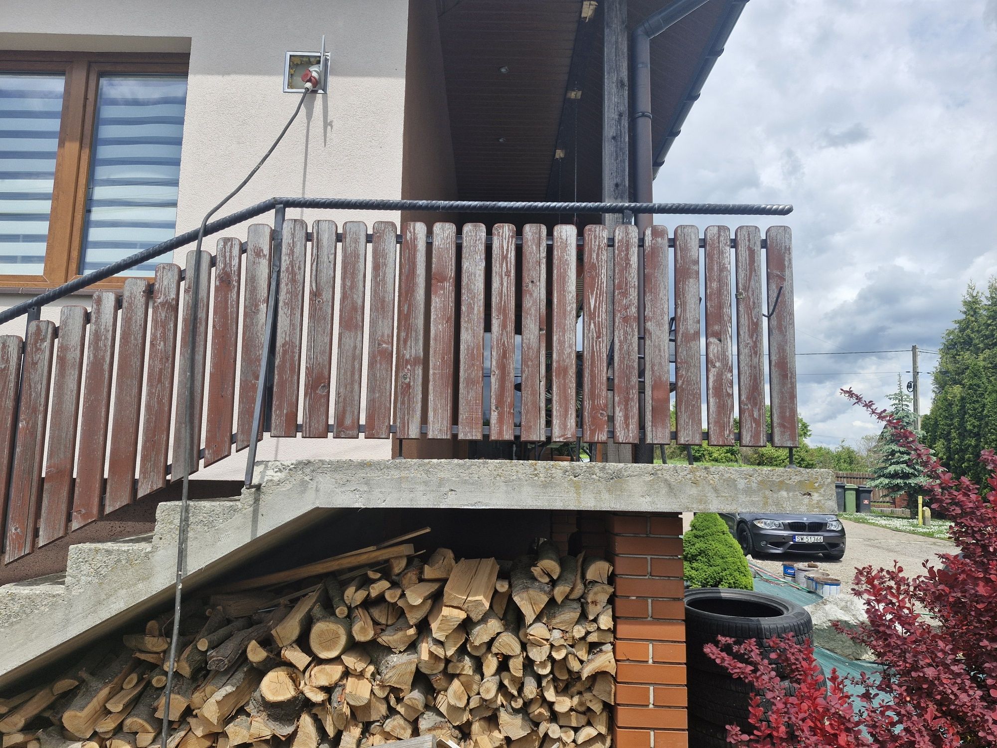 Balustrady drewniana ocynk