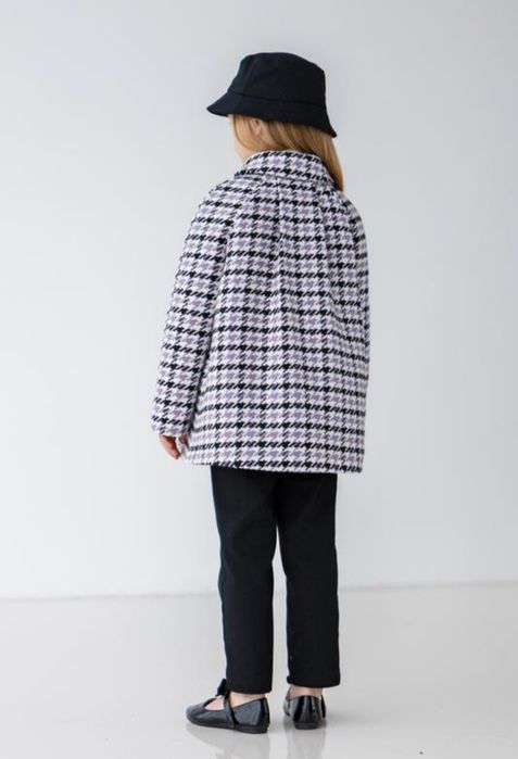 Пальто на дівчинку "гусяча лапка"