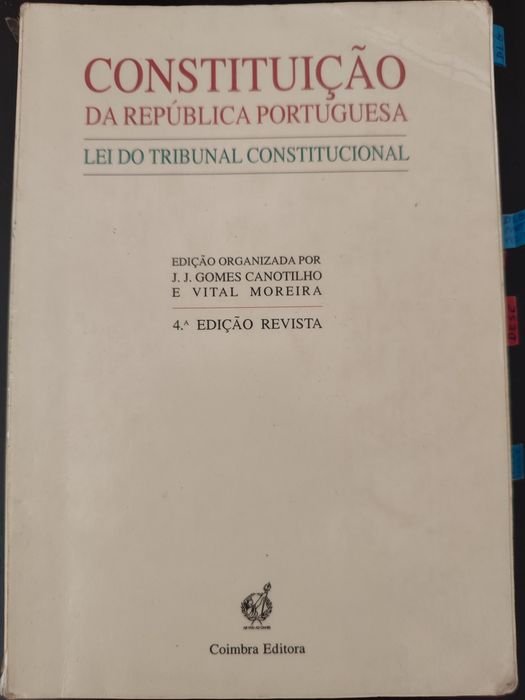 Constituição da República Portuguesa Lei do Tribunal Constitucional
