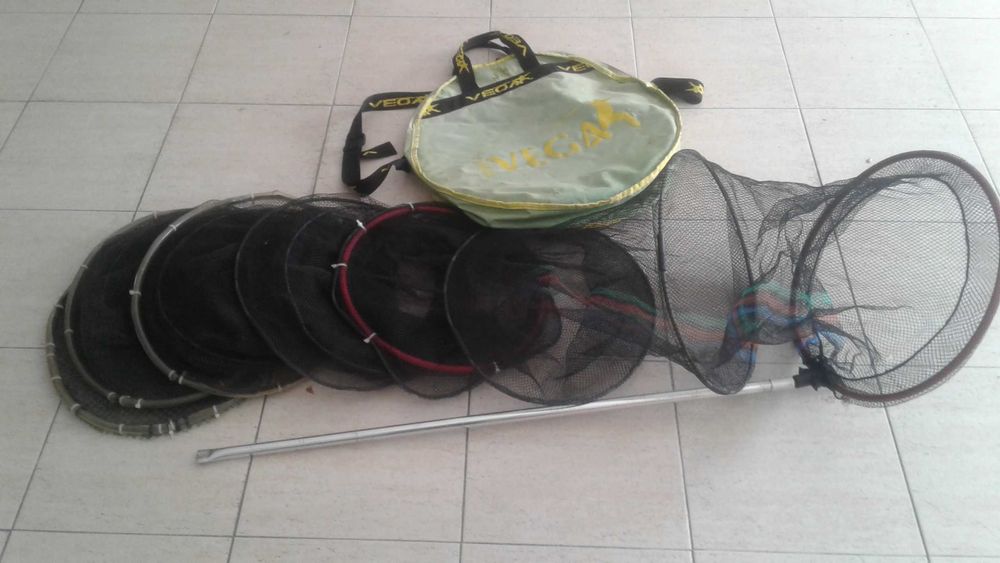 Canas de inglesa VEGA, BROWNING, EXCALIBUR , Mangas com Saco e suporte