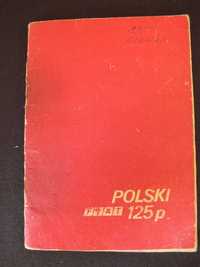 Książka gwarancyjna FIAT 125P FSO 1975 R  Warszawa L