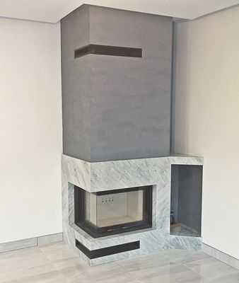 wkład kominkowy wodny AQUASYSTEM 90x41 lewy HITZE PROMOCJA 21KW