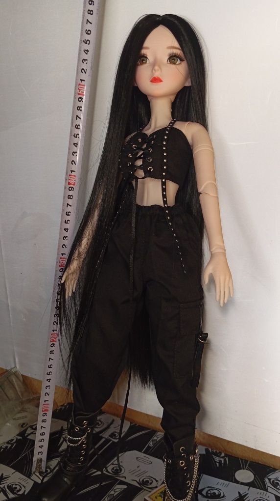 Большая 1/3 60см BJD Аниме фигурка шарнірна Лялька БЖД rock metal