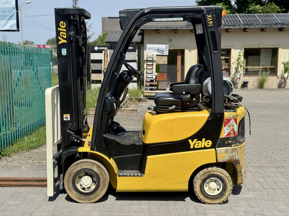 Yale [2016r] wózek widłowy 1600kg TRIPLEX 495 cm SALON PL/ UDT 03.2026