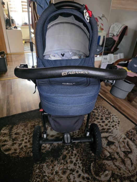 Sprzedam wózek 3w1 Adamex Pajero stan bardzo dobry dużo dodatkow