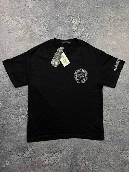 Футболка Chrome Hearts хром хардс усі розміри чорна і біла