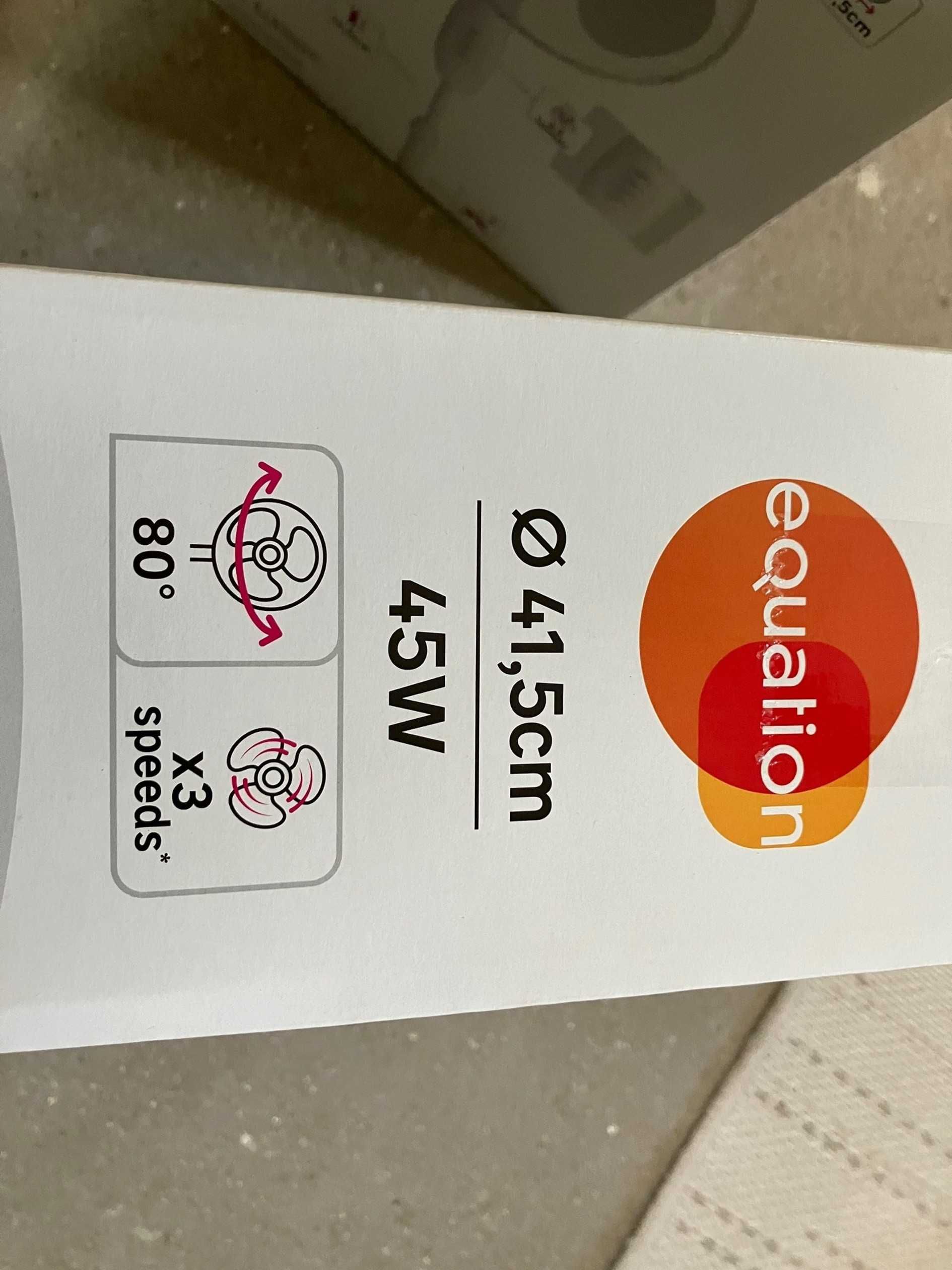 Ventoinha de pé, 3 velocidades