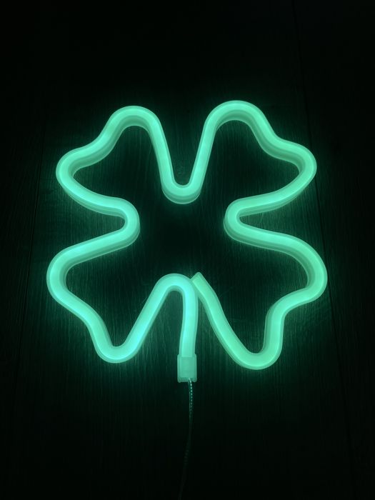 Neon led koniczyna