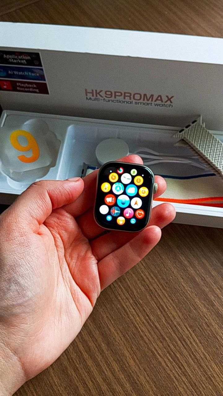 Smart Watch HK9 PRO MAX+ (Plus) AMOLED Gen 4 ХИТ 2024