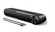 Soundbar Do Laptopa Komputera 10W – USB + AUX Głośnik A30 Czarny