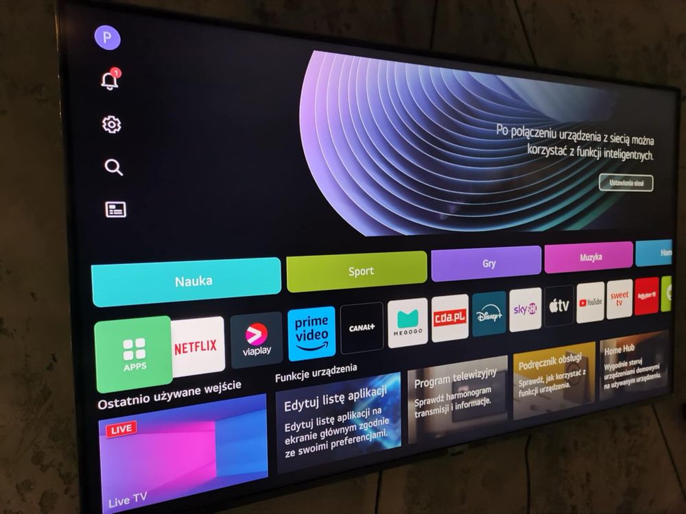 Telewizor LG UHD AI ThinQ 55 – Smart TV nowy