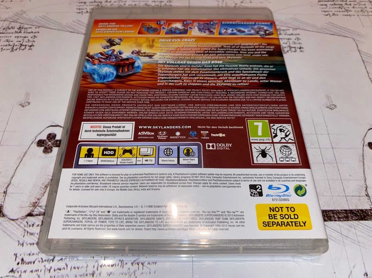 Skylanders Superchargers Ps3 bez rys