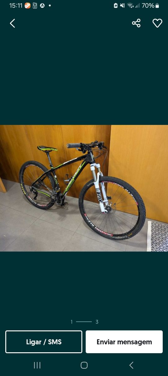 600€ Vendo bicicleta Merida BigNine 
tamanho 29 em carbono usada com p