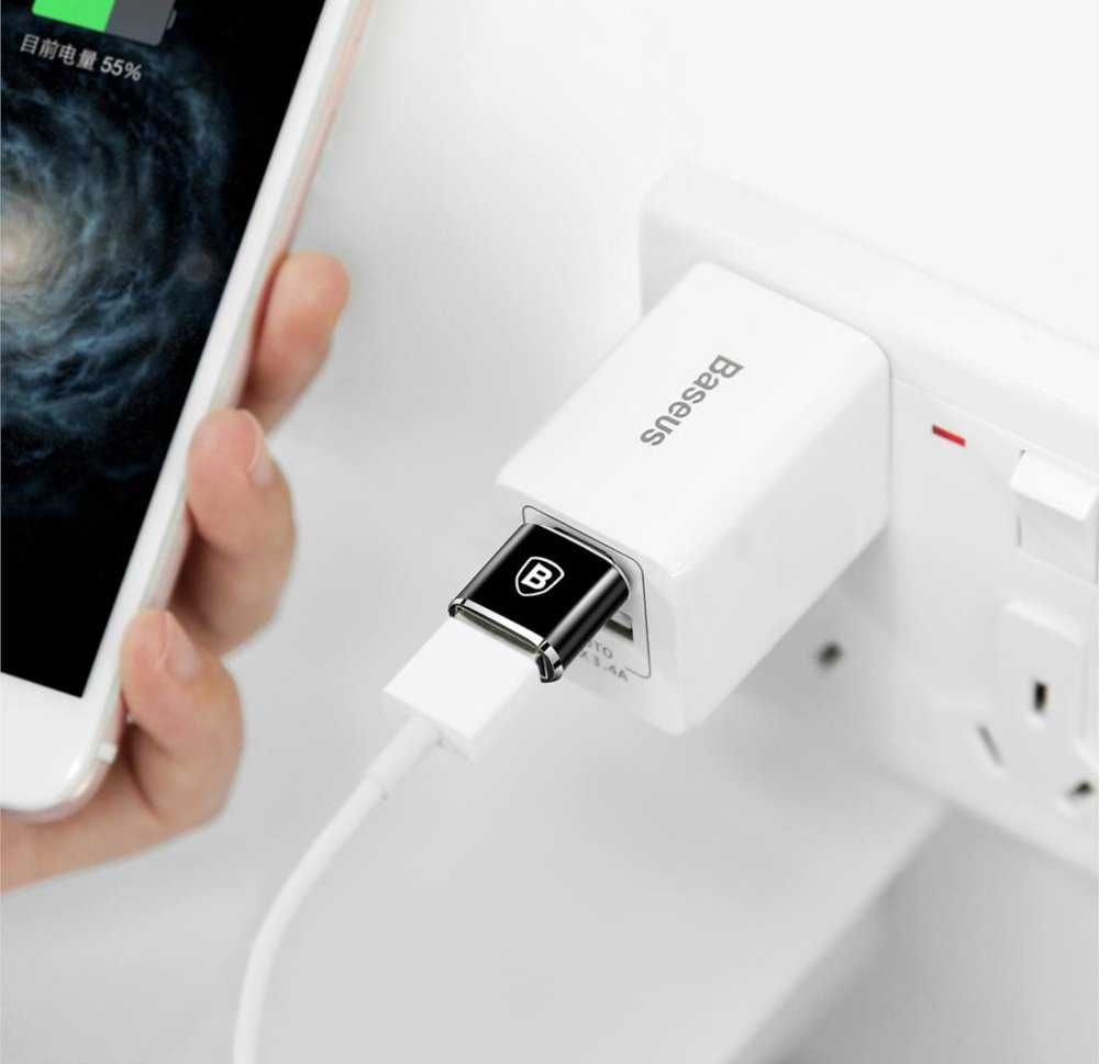 Baseus Adapter Konwerter Przejściówka OTG z USB C na USB Sklep Wawa