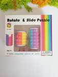 Zestaw 2 układanek Kostka Rubika Tuba kolorowa Rotate Puzzle 3+