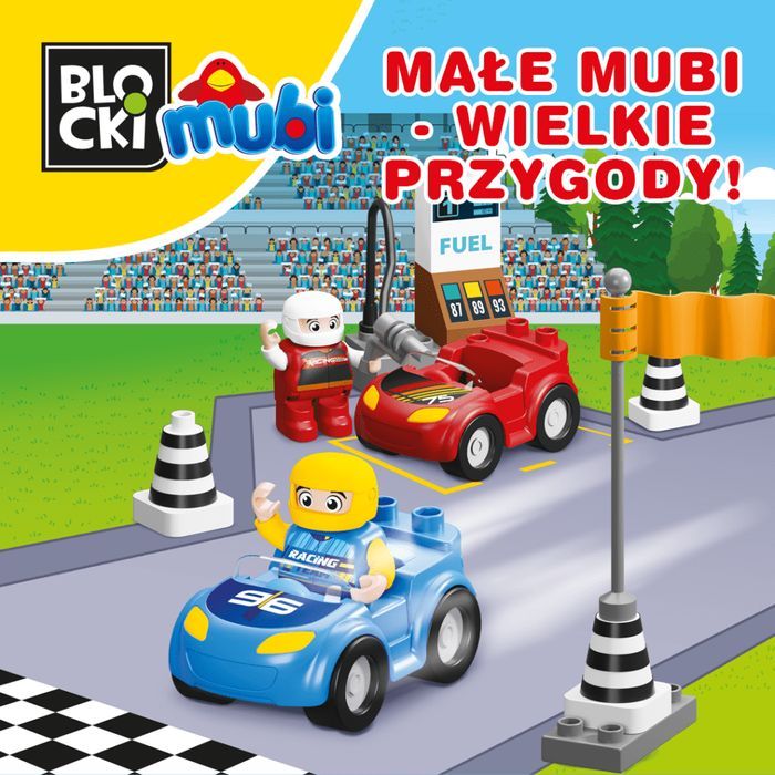 Klocki Blocki Mubi Wyścig Autka Wyścigówka Autko F1 Komp. z LEGO DUPLO