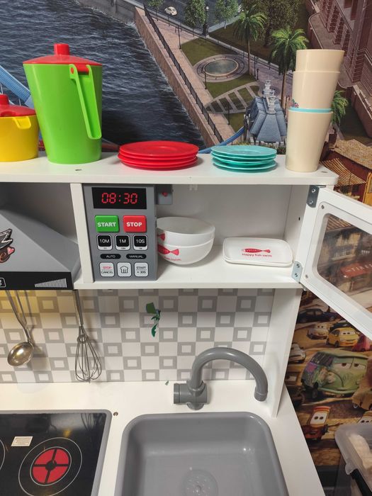 Kuchnia drewniana z dźwiękiem i światełkami