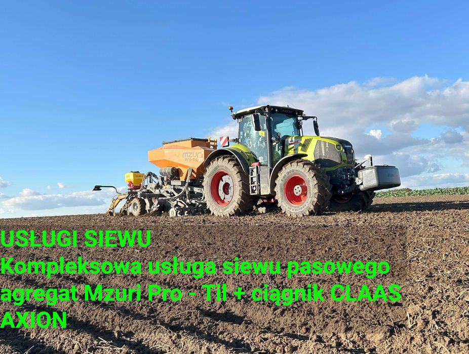Usługi ROLNICZE siew uprawa mulczerowanie naprawy ciągników i maszyn