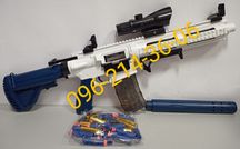 Детский автомат M416 с гильзами и оптический