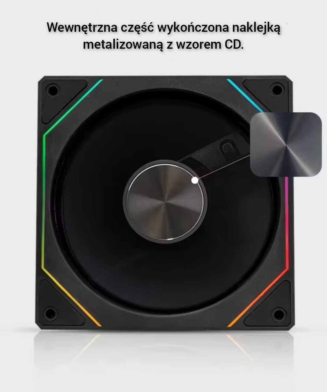 Wentylator Prism 4RS Black revers 120mm aRGB / PWM