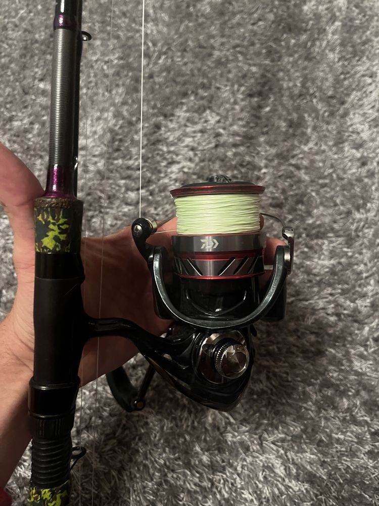 Wedka hypnoosa do 60g plus kolowrotek daiwa ninja 6000Lt