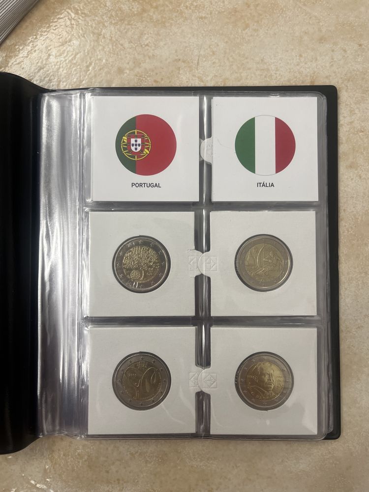 Coleçao moedas 2 euros